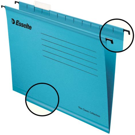 Teczka do szuflad Esselte A4 Pendaflex z zawieszką, Niebieska
